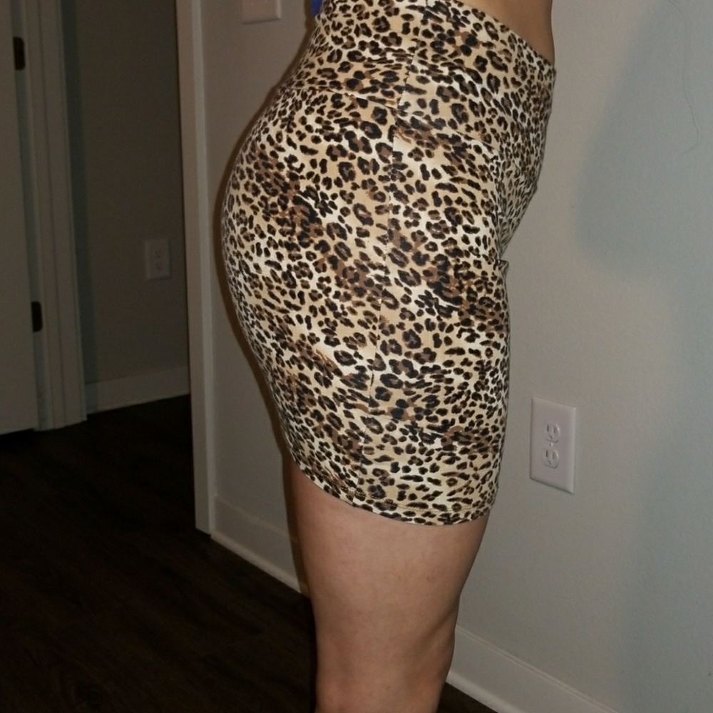 Cheetah Print Skirt